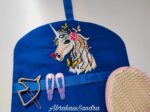 Einhorn mit Schmetterlingen Stickdatei - StickZebra