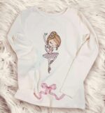 Ballerina Doodle Mädchen Stickdatei [Digital] – Bild 3