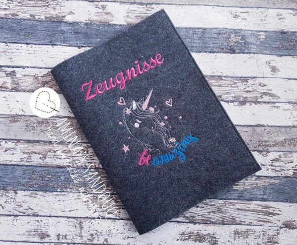 Einhorn " be amazing" - StickZebra