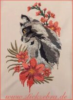 Blumenkatze - StickZebra