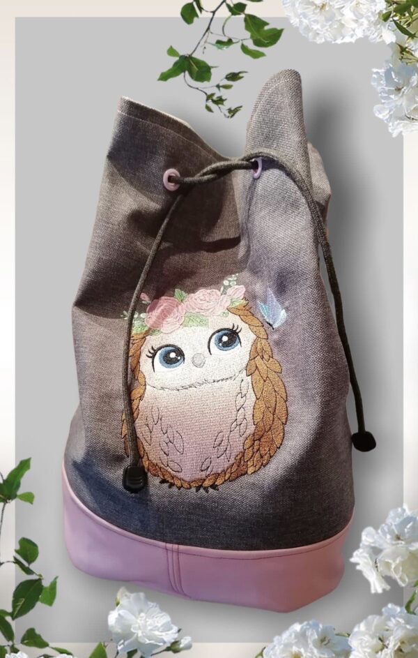 Eule Stickdatei - StickZebra