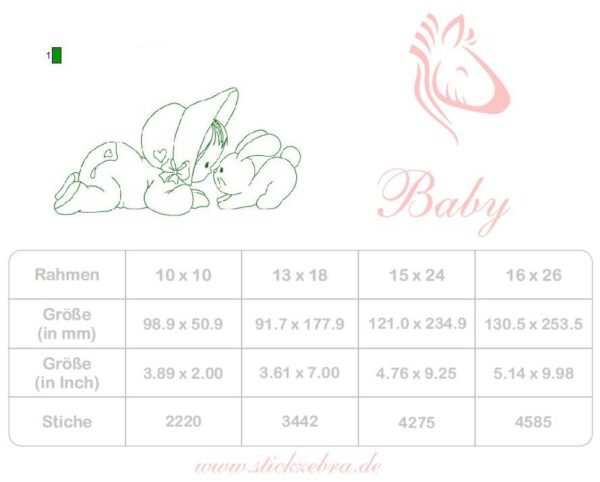 Adventskalender Tag 18 -BABY- - StickZebra