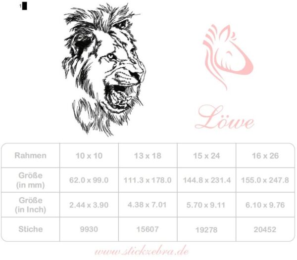 Adventskalender Tag 9 -LÖWE- - StickZebra