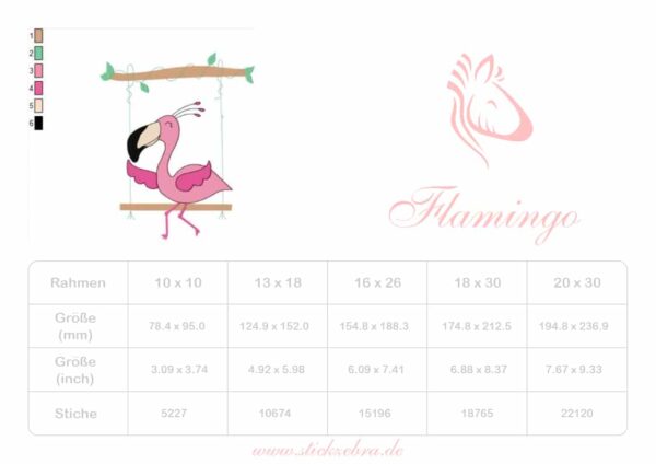 Flamingo mit Schaukel [Digital] – Bild 2