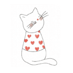 Kätzchen mit Herz [Digital]