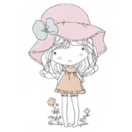 Mädchen mit Hut [Digital]