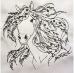 Pferd mit Blättern [Digital] – Bild 2