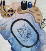 Adler Stickdatei, majestätischer Greifvogel im Doodle Stil für deine Stickmaschine [Digital] – Bild 2