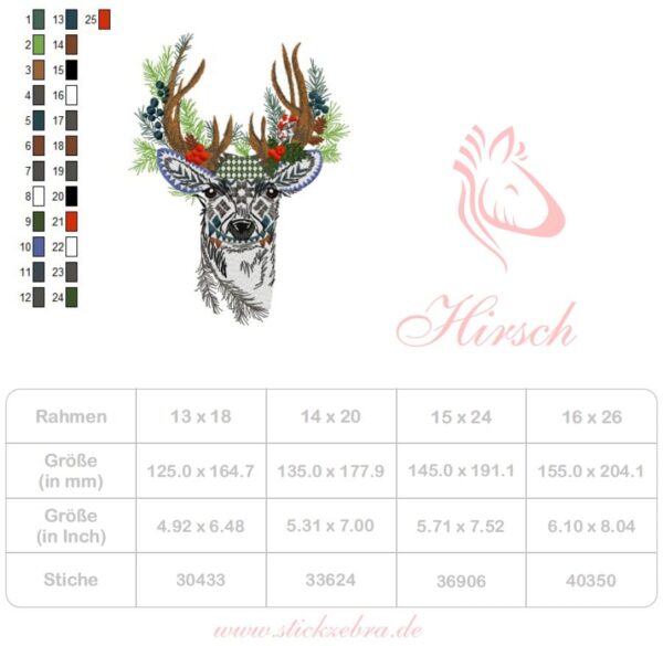 Winter Hirsch [Digital] – Bild 4