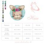 Hase Rahmen Stickdatei [Digital] – Bild 4