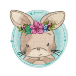 Hase Rahmen Stickdatei [Digital]