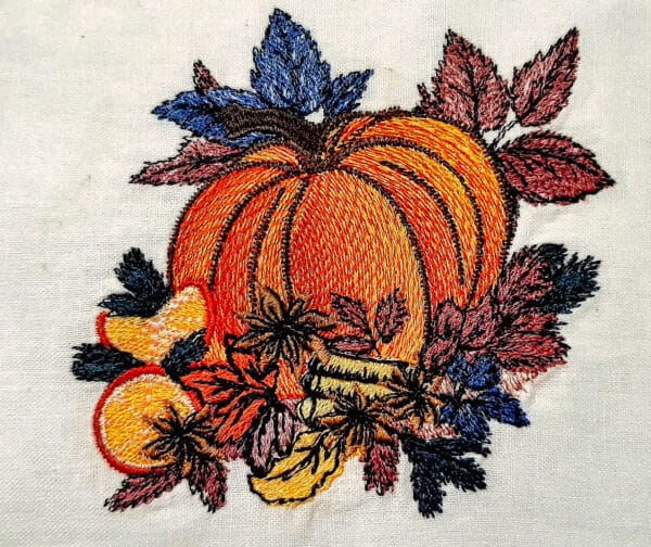 Kürbis Stickdatei [Digital] – Bild 3
