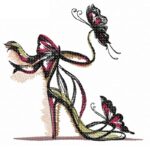 Zauberhafter High Heel Stickdatei [Digital]