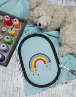 Regenbogen mit Herzen Stickdatei [Digital] – Bild 2