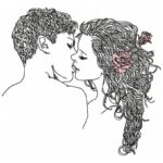 Liebespaar Valentinstag [Digital]