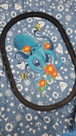 Krake mit Blumen Stickdatei [Digital] – Bild 4