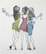 Freundinnen Doodle Stil [Digital] – Bild 3