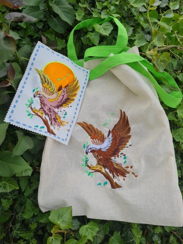 Adler Stickdatei, majestätischer Greifvogel für deine Stickmaschine [Digital] – Bild 3