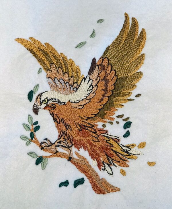 Adler Stickdatei, majestätischer Greifvogel für deine Stickmaschine [Digital] – Bild 4