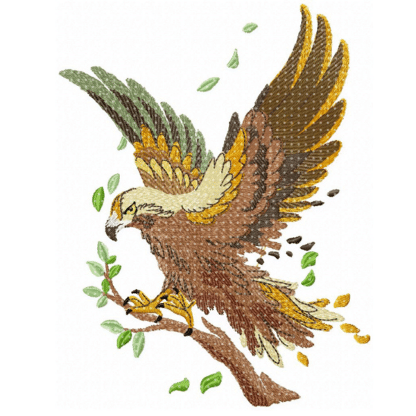 Adler Stickdatei, majestätischer Greifvogel für deine Stickmaschine [Digital] – Bild 5