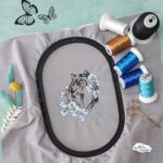 Wolf Doodle Stickdatei [Digital] – Bild 3