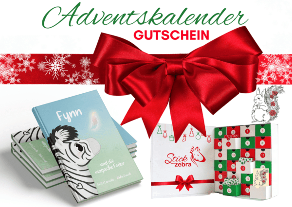 Adventskalender 2022 inkl. Kinderbuch “Fynn und die magische Feder” - Gutschein – Bild 2