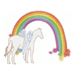 Regenbogenpferd [Digital]