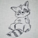 Waschbär im Doodle Stil [Digital] – Bild 5