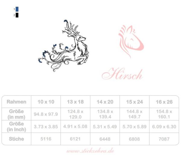 Winterlicher Hirsch [Digital] – Bild 7