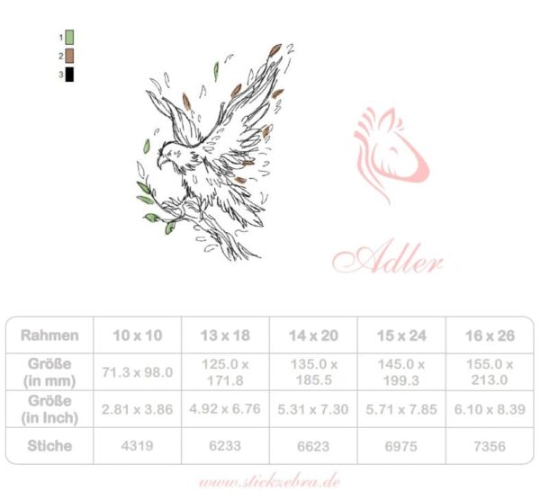 Adler im Doodle Stil [Digital] – Bild 5