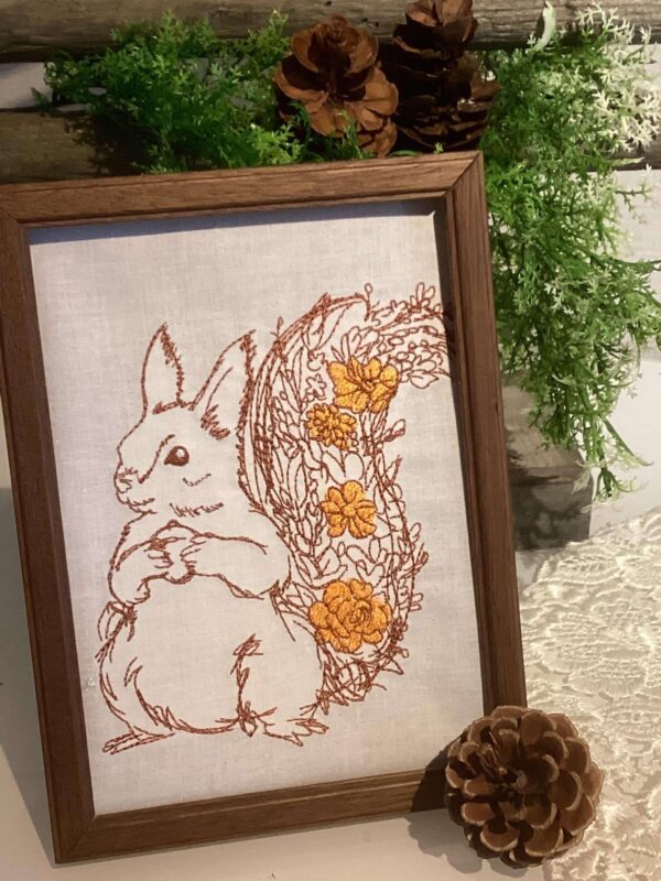 Zauberhaftes Eichhörnchen im Doodle Stil [Digital] – Bild 3