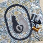 Katzenliebespärchen vor dem Mond Stickdatei: Romantisches Katzen Design für liebevolle Stickprojekte und Dekorationen [Digital] – Bild 3