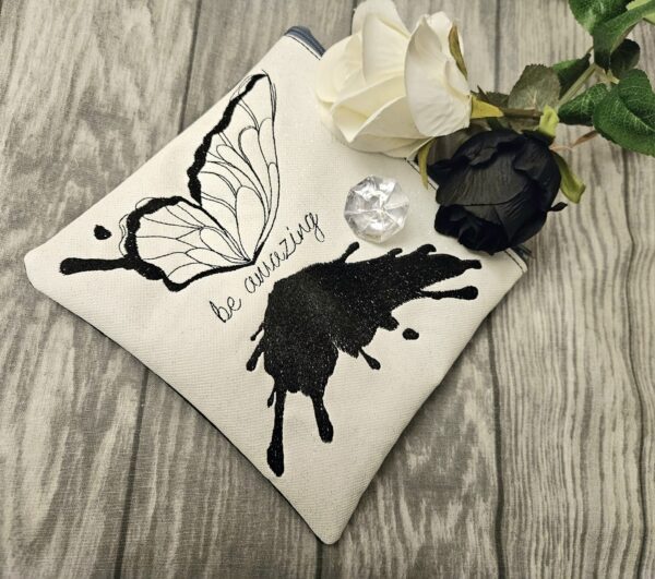 Schmetterling "Be Amazing" Stickdatei: Inspirierendes Design für kreative Stickprojekte und Dekorationen [Digital] – Bild 3