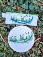 Feder Wald Motiv Stickdatei [Digital] – Bild 3