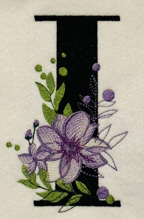 Buchstabe I Stickdatei [Digital] – Bild 2