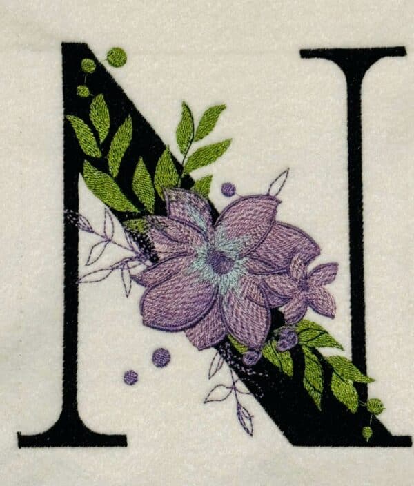 Buchstabe N Stickdatei [Digital] – Bild 2