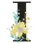 Buchstabe I Stickdatei [Digital]