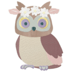 Blumige Eule [Digital]