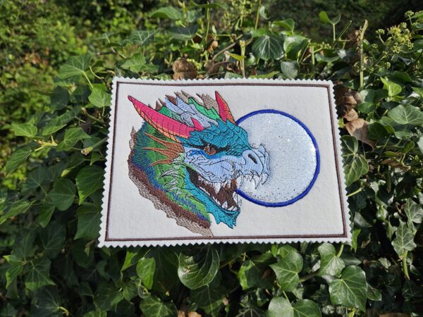 Drachenkopf Stickdatei [Digital] – Bild 2