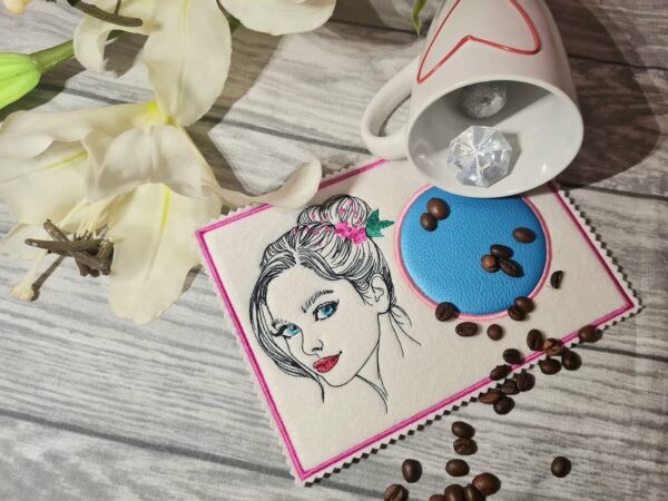 Zauberhafte Frau im Doodle Stil [Digital] – Bild 2