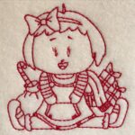 Süßs Mädchen mit Weihnachtsgeschenken [Digital] – Bild 4