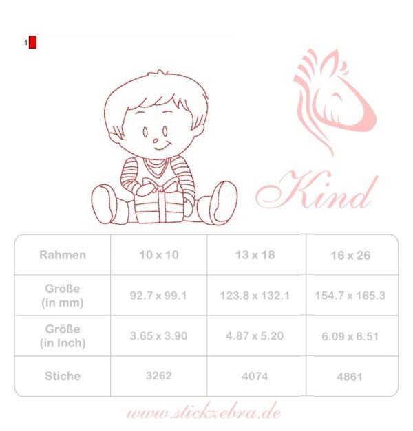 Süßer Doodle Junge mit Weihnachtsgeschenk [Digital] – Bild 4