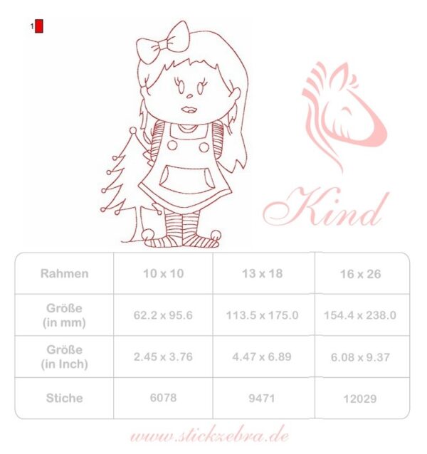 Kleines Mädchen mit Tannenbaum [Digital] – Bild 4