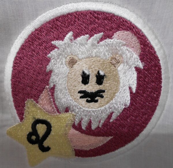 Sternzeichen Löwe im Comic Stil Stickdatei [Digital] – Bild 2