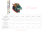 Drachenkopf Stickdatei [Digital] – Bild 4