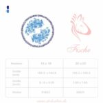 Elegantes Sternzeichen Fische im Doodle Stil Stickdatei [Digital] – Bild 3