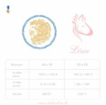 Elegantes Sternzeichen Löwe im Doodle Stil Stickdatei [Digital] – Bild 3