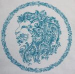 Elegantes Sternzeichen Löwe im Doodle Stil Stickdatei [Digital] – Bild 2