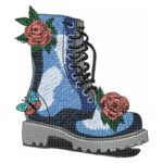 Zauberhafter Stiefel mit Blumen [Digital]