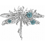 Libelle im Doodle Stil [Digital]